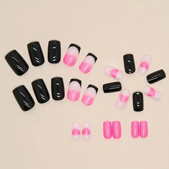 24pcs glossy short press on nails - Picture 4 of 5